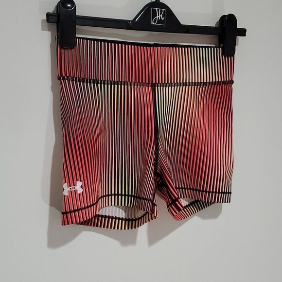 Under Armour small yellow and pink athletic shorts - Picture 2 of 6